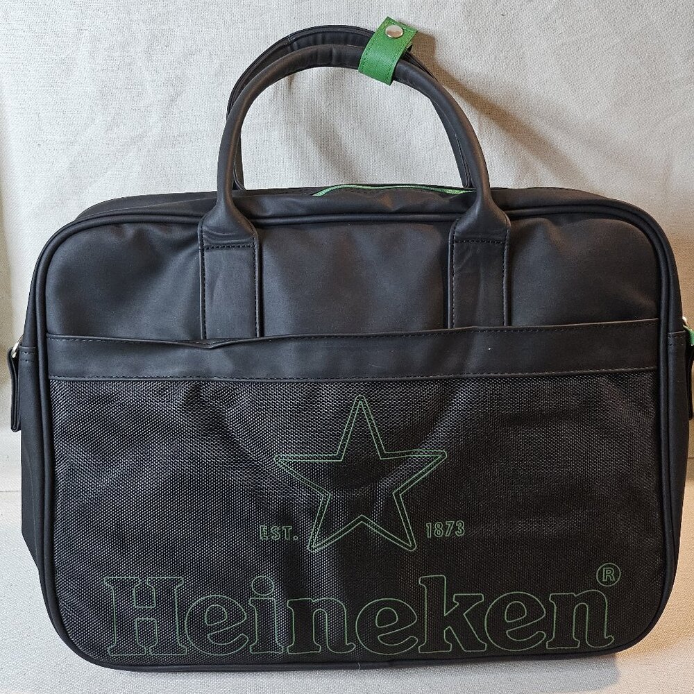 Heineken Logo Shoulder Strap Padded Laptop Bag